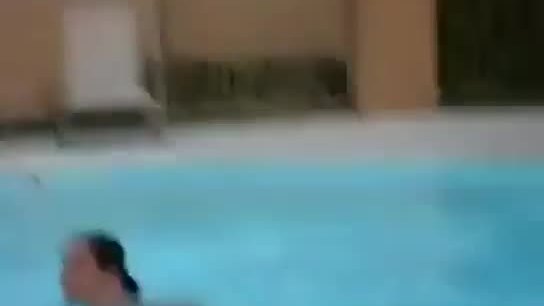 Skinny Dipping At The Pool